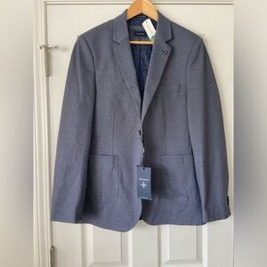 NWT 7Diamonds Mens Glenn Blazer Blue Heather Size M